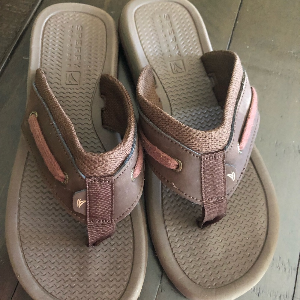 Boys Brown Sperrys